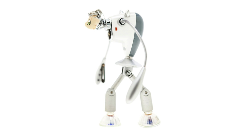 Illustration for article titled This Awesome Robot Art Was Built With Broken Toys and Old Electronics